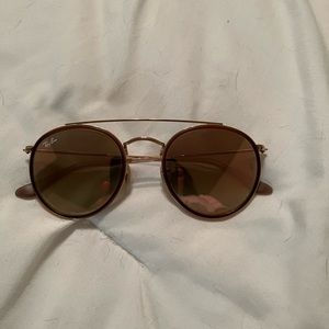rose gold raybans